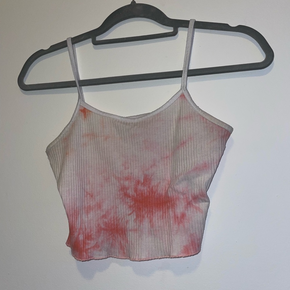 shein tie dye crop top